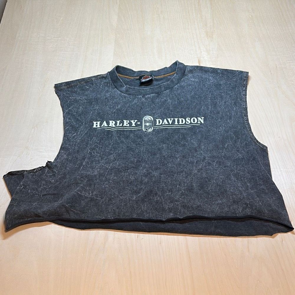 Harley Davidson cropped t shirt austin tx size XL